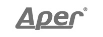 Logotyp marki APER 1.