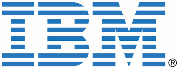 Logotyp firmy IBM.